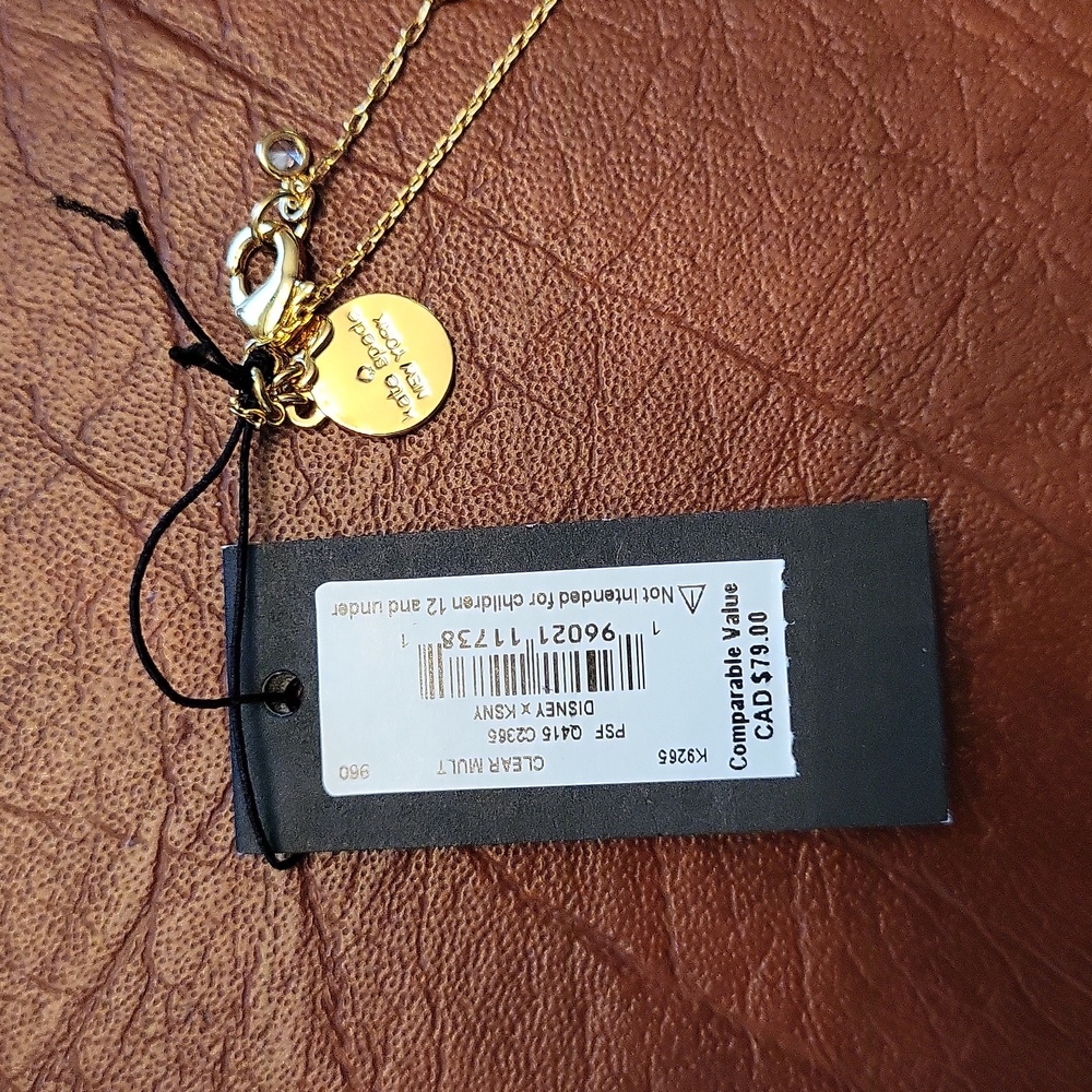 Disney X Kate Spade Minnie Mouse Necklace, New With Tags - Picture 3 of 11